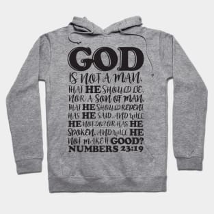 Numbers 23:19 Hoodie